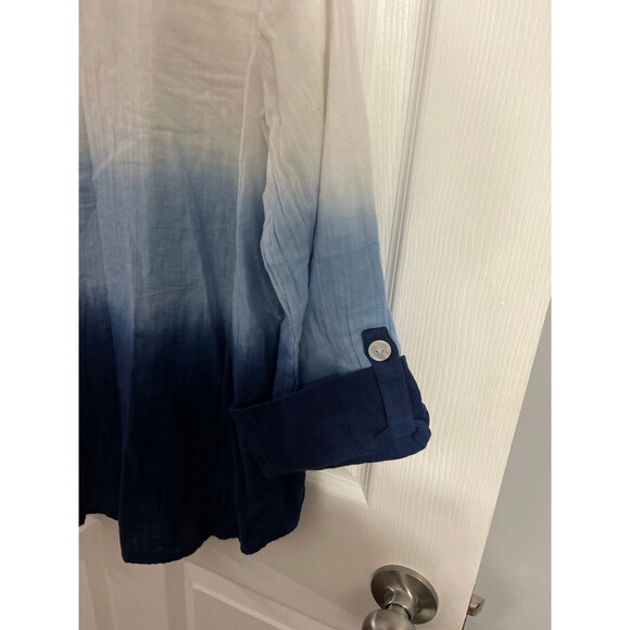 Unique Spectrum Hand Dyed Top Size L New With Tags - Picture 5 of 6